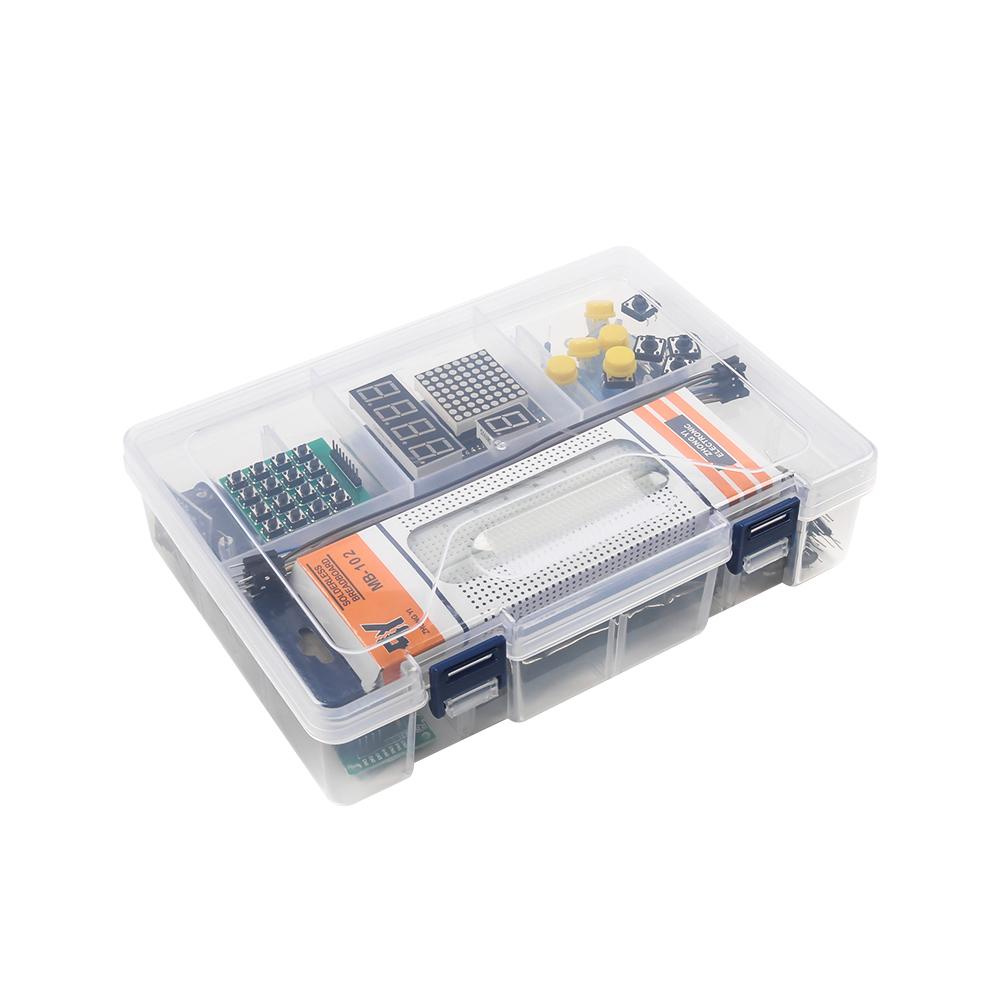 Полный стартовый набор для изучения программирования + 40 проектов для Arduino UNO R3 Стартовый набор + Онлайн-руководство DIY Электронный набор