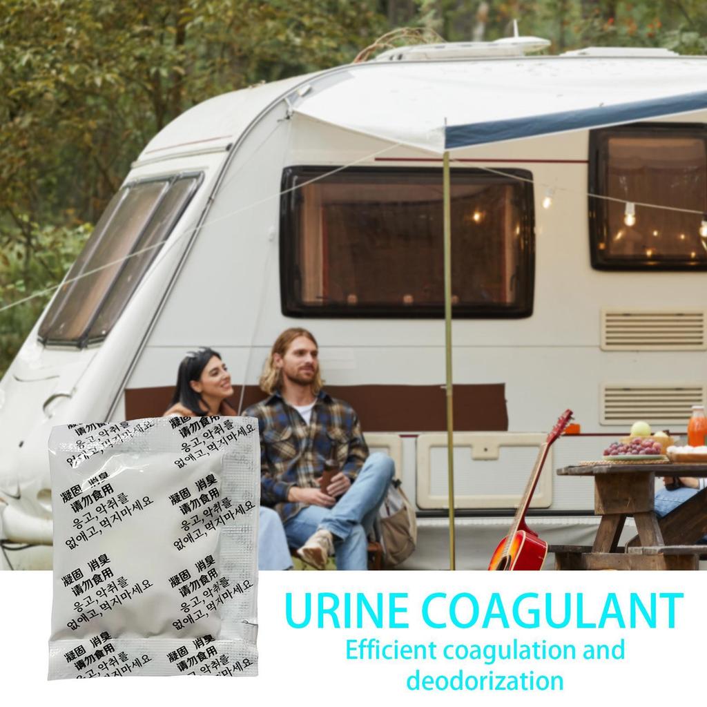 100 шт. Поглощающий мочу порошок Сильное водопоглощение Кал Моча Порошок Путешествия Рыбалка Кемпинг Туалетный гель для чрезвычайных ситуаций на открытом воздухе