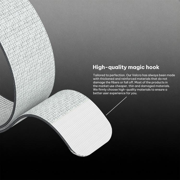 For Amazfit Helio Strap xDfind Covered Nylon Loop Band
