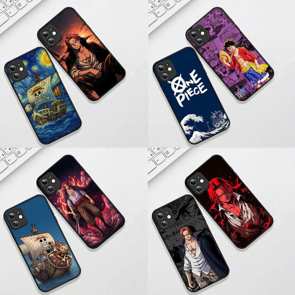 Cover for Samsung Galaxy A56 A26 A36 A10 A20 A30 A31 A32 A50 A55 A52 A53 A33 A12 A14 Phone Case Shanks Red Hair One Pieces Luffy
