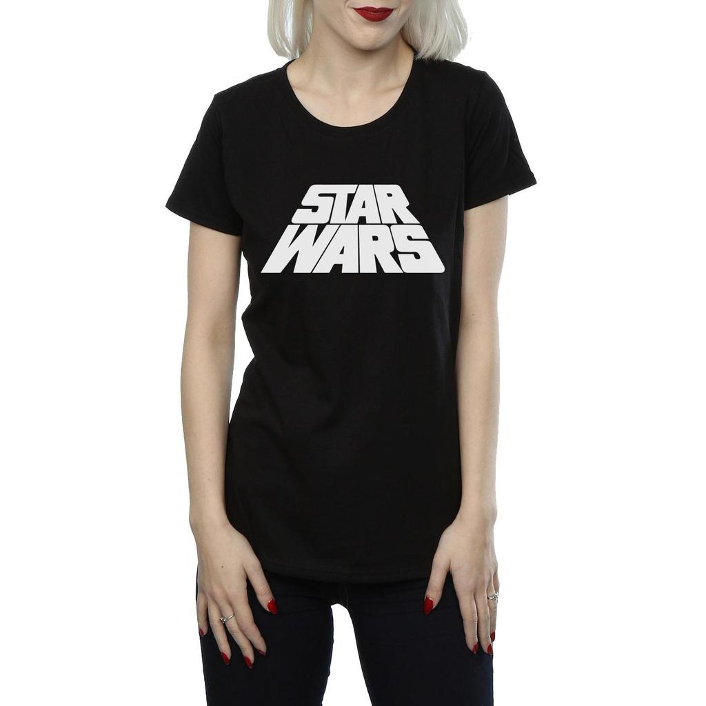 Star Wars Womens/Ladies Retro Logo Cotton T-Shirt