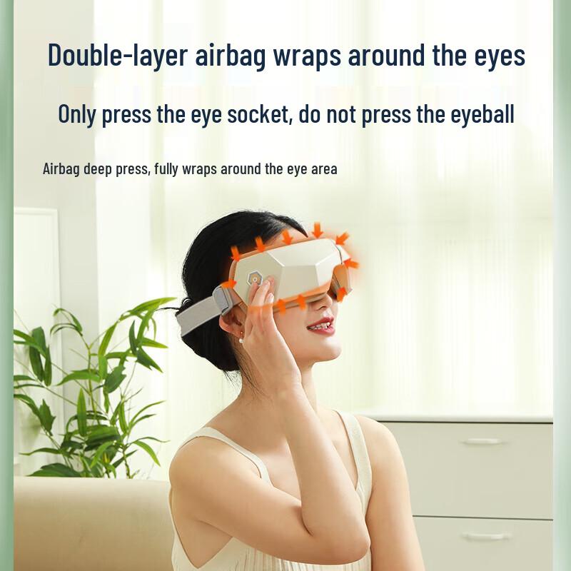 Подарочный набор массажера для глаз и шеи Hezheng с электрической машинкой для стрижки ногтей