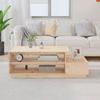 Coffee Table, 120x50x40.5 Cm, Solid Pine Wood