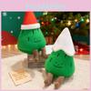 Christmas Tree Plush Toy With Santa Hat For Kid Holiday Gift