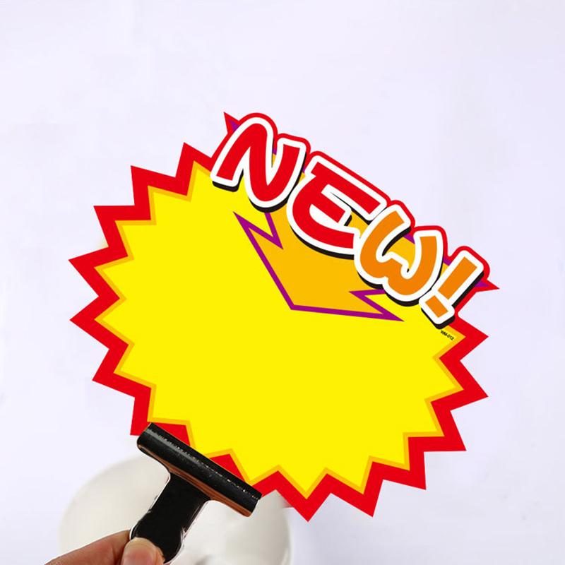 50 шт. Белые картонные ценники Бирки для цен на товары Магазинные бирки Рекламные наклейки Розничная торговля Продажи