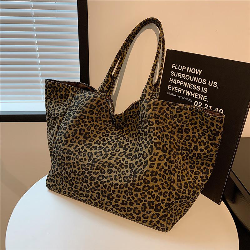 Новая винтажная нишевая двусторонняя холщовая сумка, повседневная модная сумка через плечо большой вместимости, женская модная сумка-тоут для поездок на работу