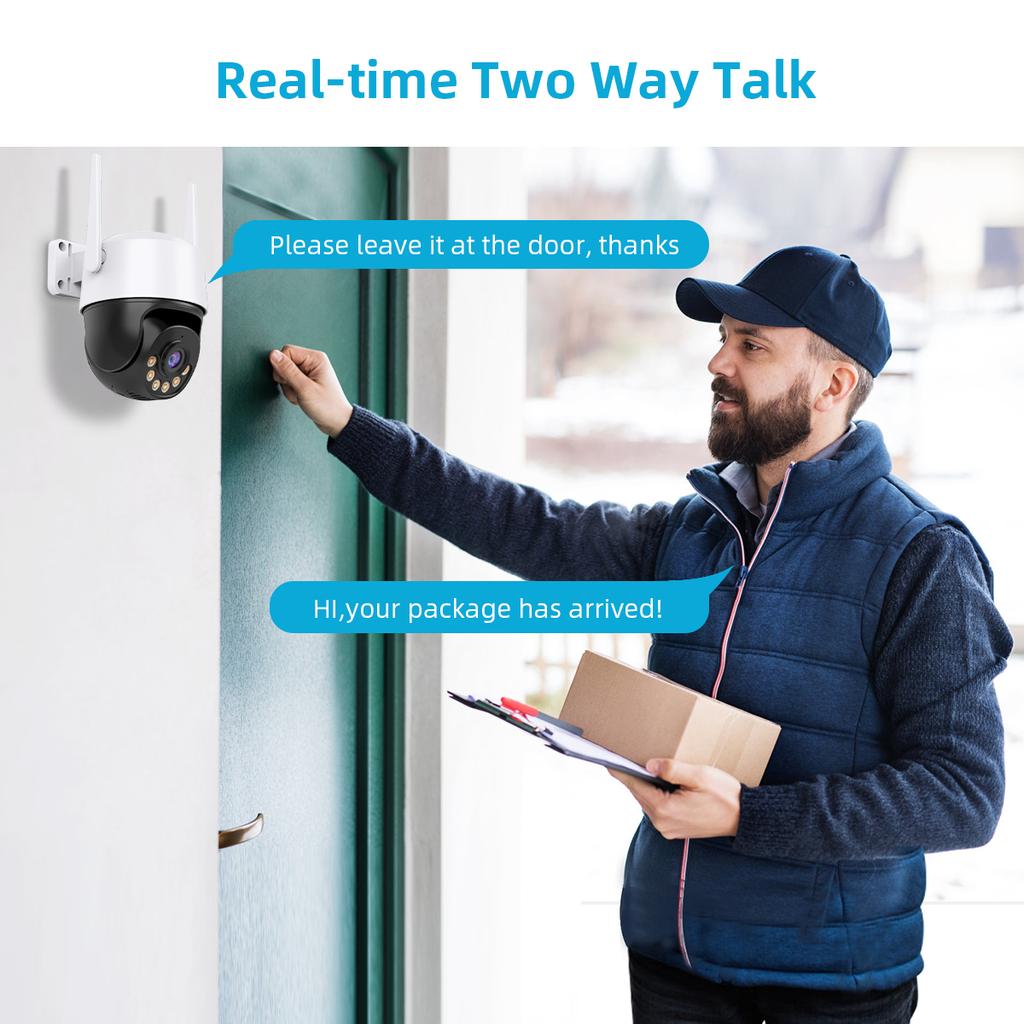 8MP 4K IP Camera 5MP Speed Dome Auto Tracking PTZ Camera Smart Home Outdoor Wireless WIFI Camera Surveillance Monitor iCsee