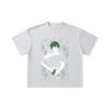 260 GSM Double Yarn 32 Count 100% Cotton Jujutsu Kaisen V10 Maki Print Unisex Heavy Cotton T Shirt