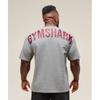 Gymshark Power Short Sleeve Crew Charcoal Core Marl A2c9i Gbbb