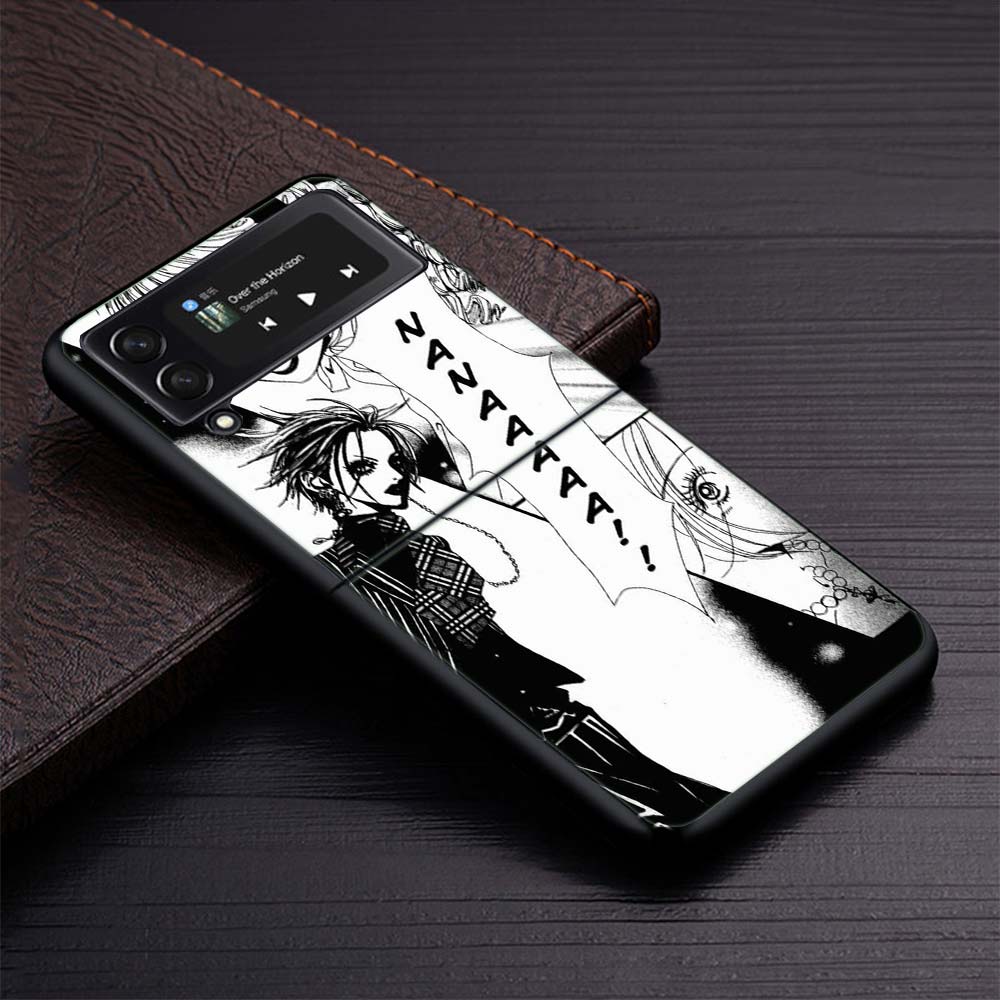 Чехол для телефона Nana Anime Na Na Girl Zflip4 Zflip5 для Samsung Z Flip3 Flip4 Flip5 5G zFlip 4 5 Крышка Оболочка для мобильного телефона Caso Fundas