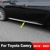 Для Toyota Camry SE XSE TRD 2018 нержавеющая боковая дверная накладка на нижнюю часть двери, молдинг, полоса автомобиля