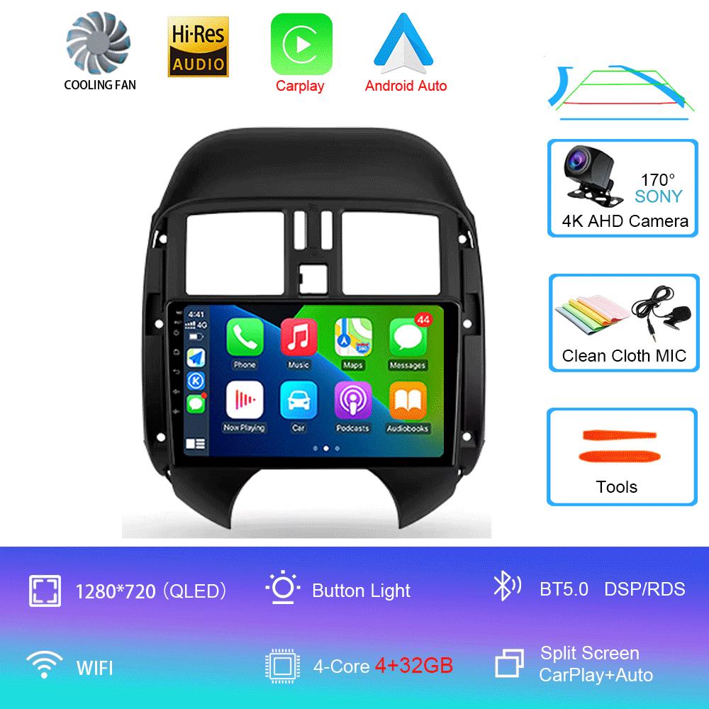 Android 14 для Nissan Sunny Versa C17 2012 - 2014 Автомобильный Радио Мультимедиа Видео Плеер Навигация стерео GPS