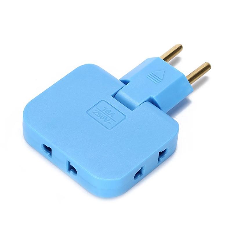 Европейская вилка 1 3 удлинитель электрическая розетка 180° поворотный адаптер переменного тока розетка