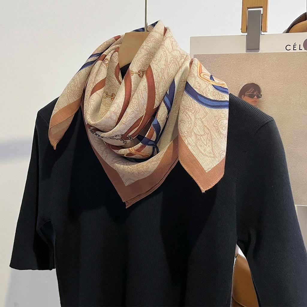 68*68 см большая хлопковая повязка на голову, повязка на голову, защитное покрытие, шарф для волос и шеи для женщин, шарф для женщин на шею, шарфы на шею