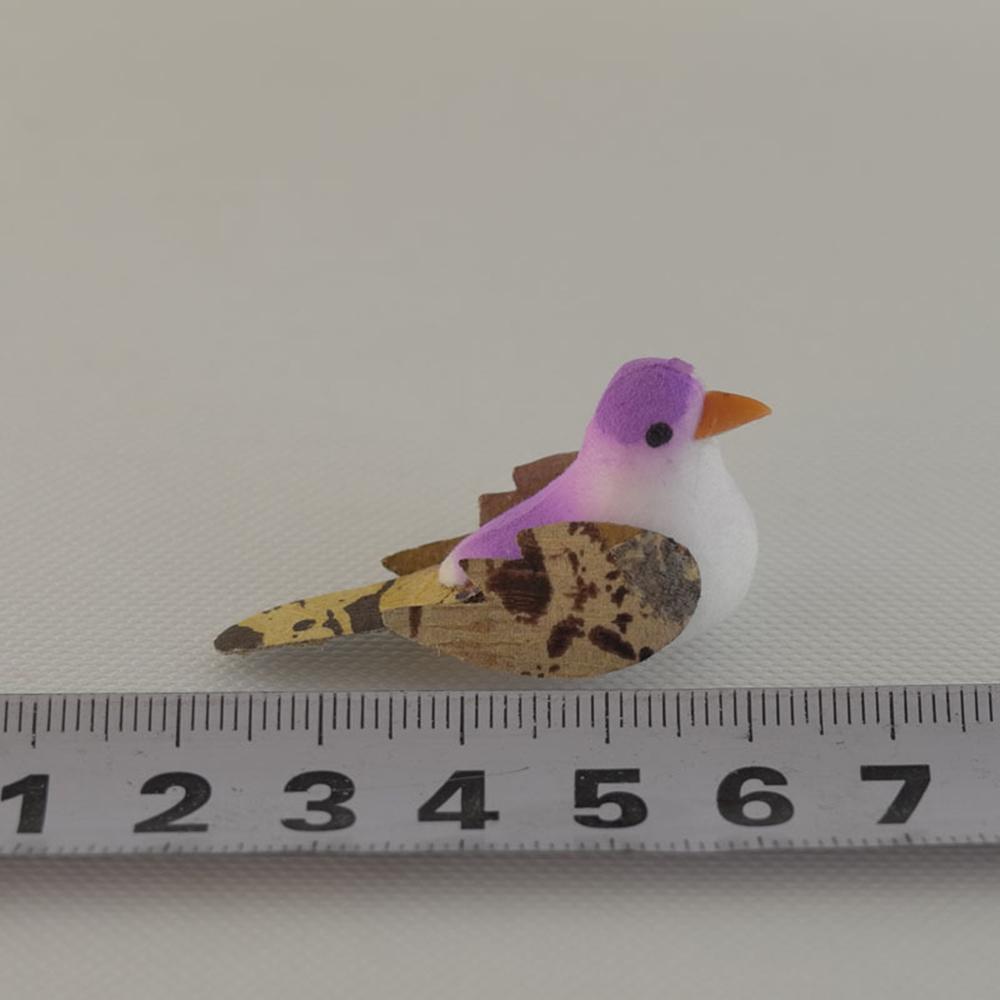 Искусственные птички для декора, 24 шт