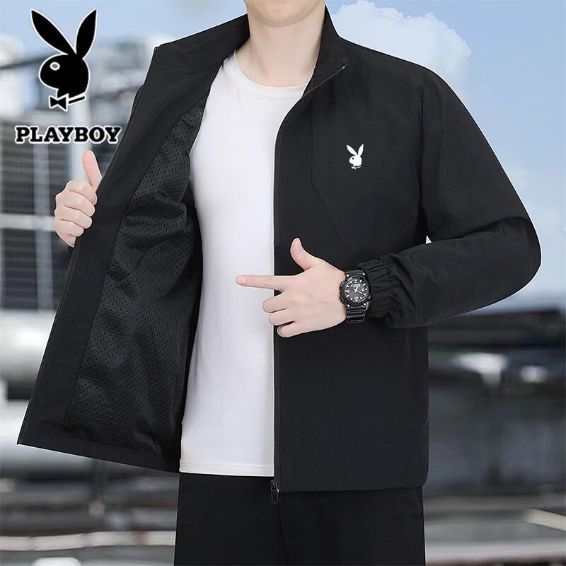 PLAYBOY Мужская ветрозащитная куртка со стойкой