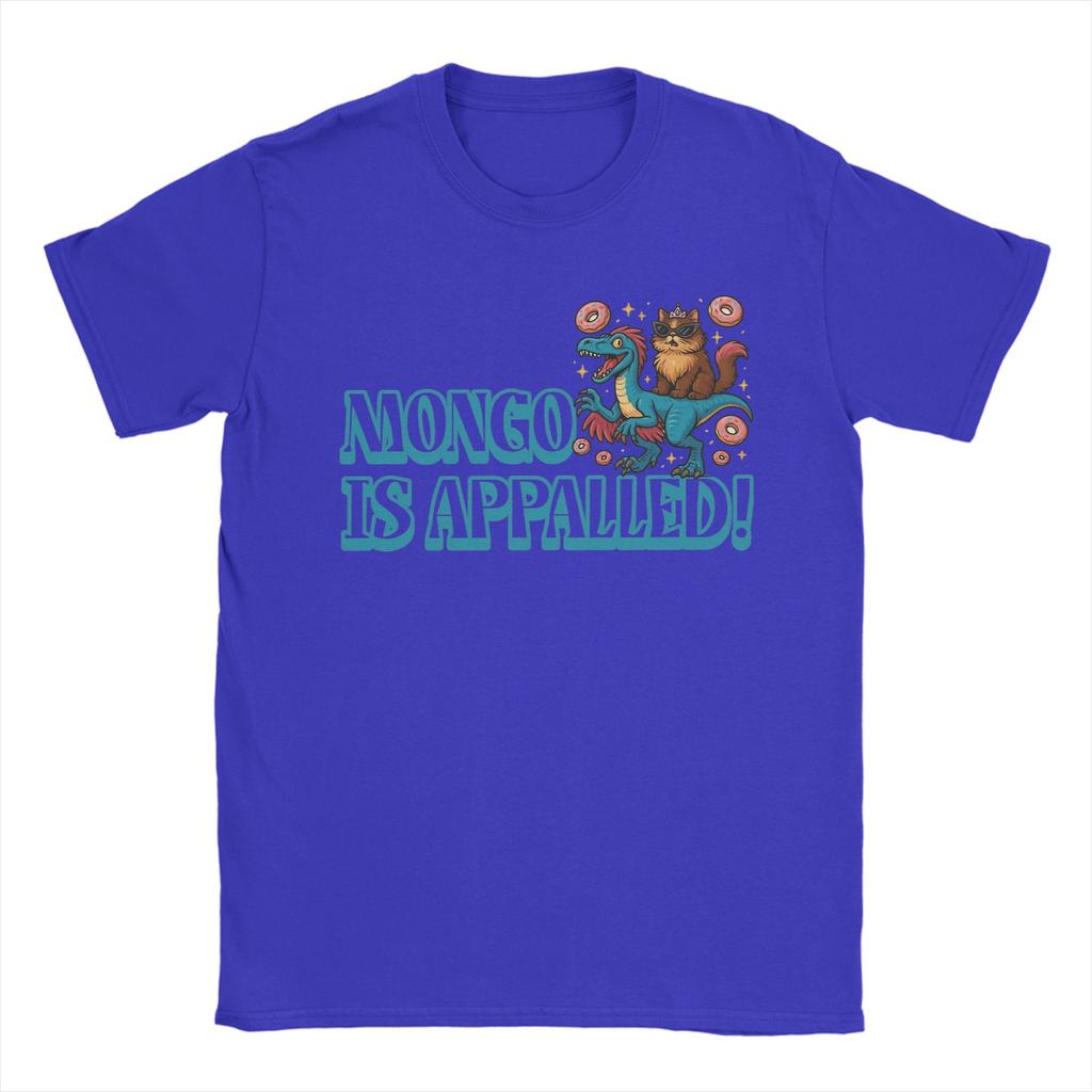 Mongo is Appalled Dungeon Crawler Carl princess donut T Shirts Men Pure Cotton Vintage TShirt O Neck  Tee Shirt Tops Graphic
