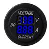 Car Motorcycles Blue Amp Dual Digital Voltmeter Ammeter Volt Meter Gauge