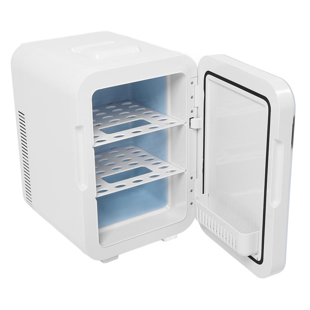 12L Small Fridge Multifunction Efficient Dual Core Digital Display Silent Portable Refrigerator for