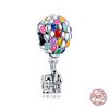 S925 Стерлингового Серебра Женщины Шар Шарм Бусины Симпатичные Леди Подходит Оригинальные Подвески Pandora Браслеты Diy Модные Ювелирные Изделия Подарок