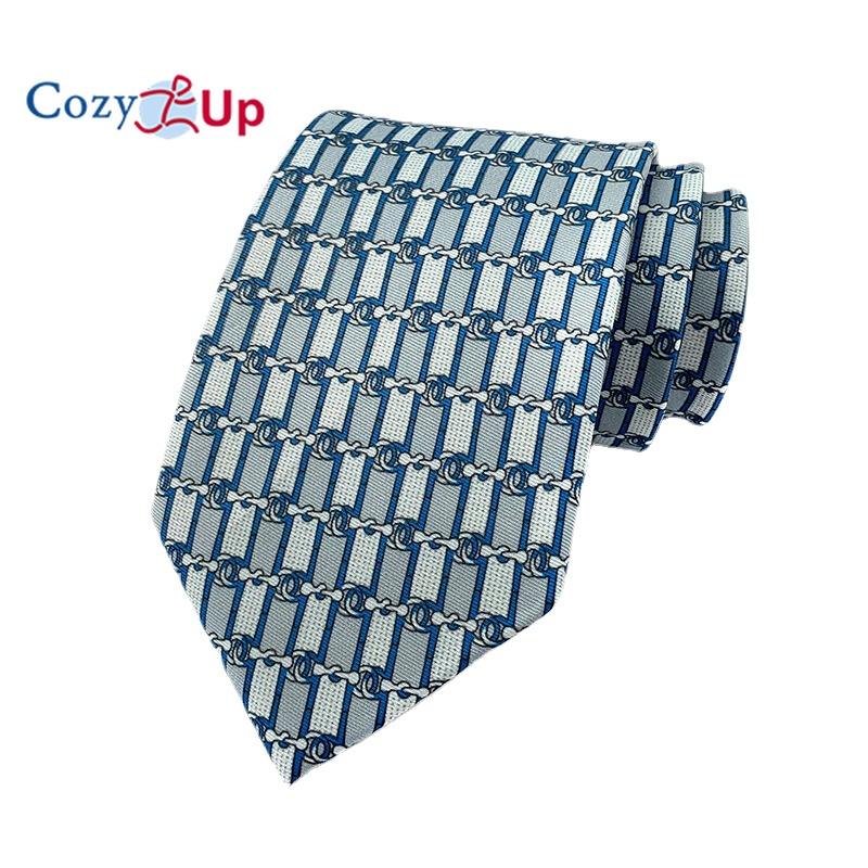 Cozy Up Новый мужской галстук с винтажным принтом 146x8x3,5 см, праздничная вечеринка, свадьба