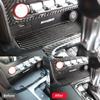 Для Ford Mustang GT 2015-2021 Аксессуары Карбоновый Стиль Интерьерный Ящик Для Хранения Автомобиля Отделка Крышка Отделка Наклейка Наклейка Украшение