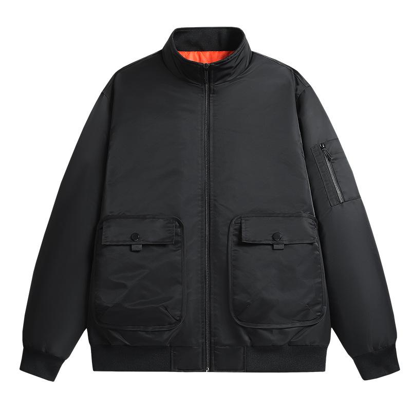 Мужская куртка Yama осенне-зимняя большого размера для полных, спортивная повседневная хлопковая куртка, пилот ВВС One Ma1