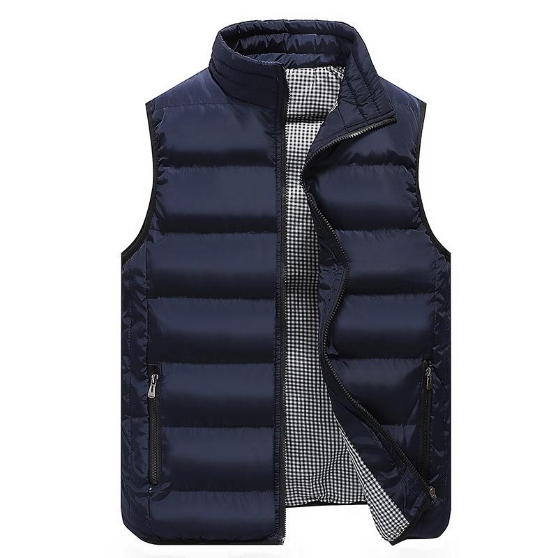 Men's Korean Style Autumn/Winter Warm Down Cotton Sleeveless Jacket