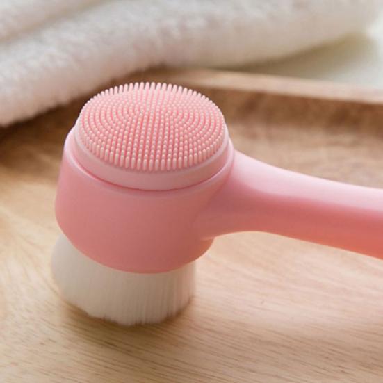 Силиконовая щетка для чистки лап питомца, щетка для мытья лап собаки, массажная щетка, двусторонняя щетка для ухода за питомцем для здоровой шерсти и когтей