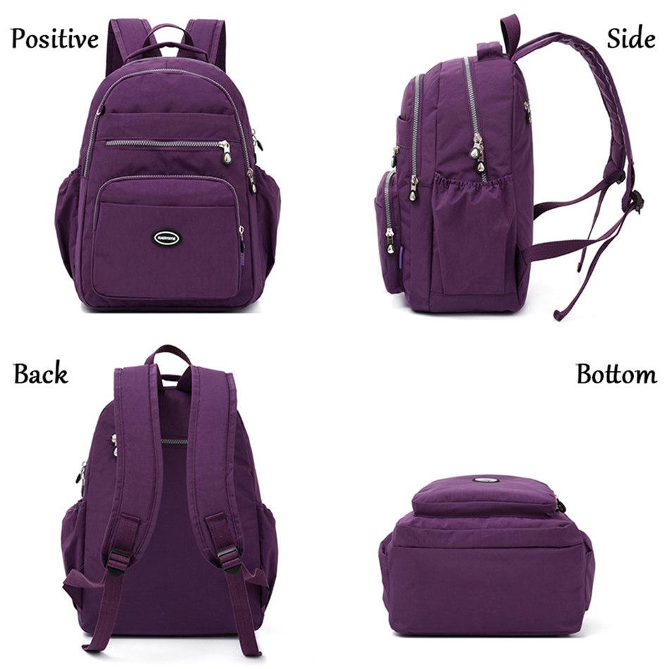 Новинка 2023 года, водонепроницаемый нейлоновый рюкзак, женский рюкзак большой вместимости, дорожная сумка для отдыха, рюкзак для ноутбука, школьная сумка для девочек, Mochila Sac