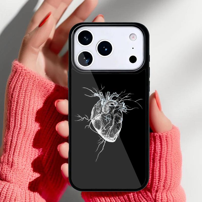 Медицинский Чехол для Телефона с Анатомией Человека для iPhone 17 Air 16e 15 14 13 Pro Max Задняя Крышка для 12 11 Pro Coque