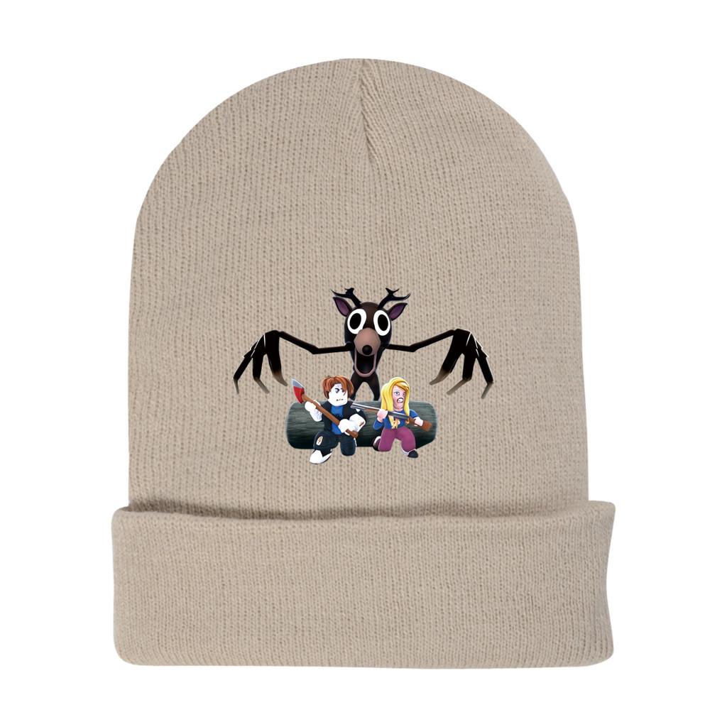 Детские Девочки Модные Аксессуары 99 Ночей в Лесу Принтованные Повседневные Шляпы Кепки с Козырьком Вязаная Шапка