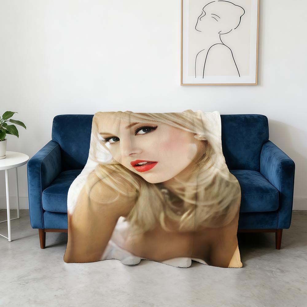 A-Angelique Blanket Super Warm Comfortable Boyer Plush Throw Blanket Child Home Actor Sofa Bedroom Gift