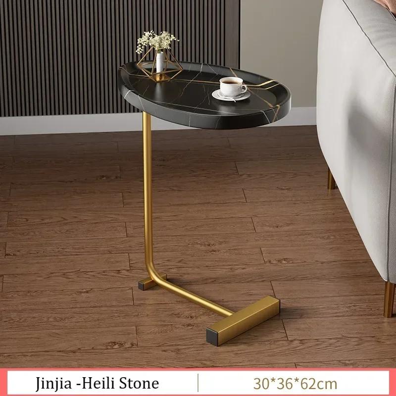 Маленький приставной столик для гостиной, легкий роскошный чайный столик, простые мобильные журнальные столики для дома, столики для проживания в гостинице, прикроватная тумбочка