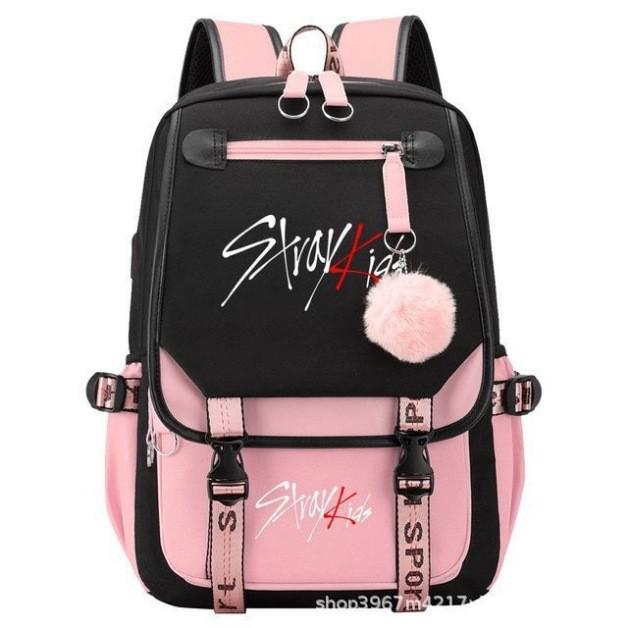 Рюкзак для путешествий Stray Kids с портом USB-зарядки для школы и на каждый день
