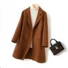 Woolen Coat Women's Medium and Long Autumn and Winter New Temperament Small Loose Coat