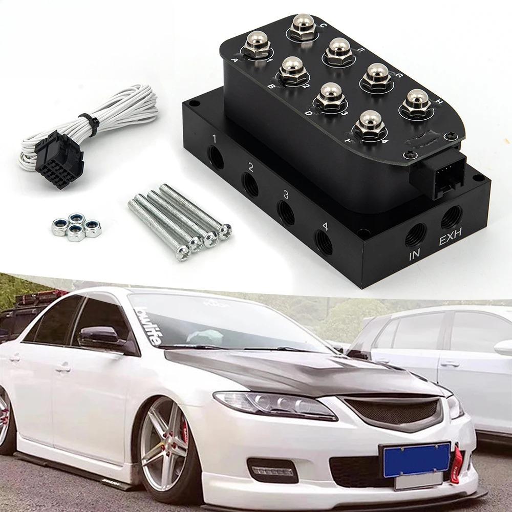OEM 304 Нержавеющая сталь AccuAir VU4 Соленоидный коллектор 4-угловой для систем пневмоподвески – Промышленный класс