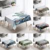 Forest Scenery Tablecloth Home Decor Stain Resistant Waterproof Table Decoration Rectangular Kitchen Fireplace Countertop