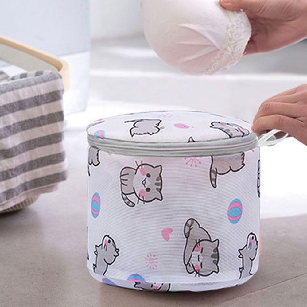 Cartoon Cat Laundry Bag Cute Lingerie Wash Bags In Machine Washing Bag Clothing Care Protection