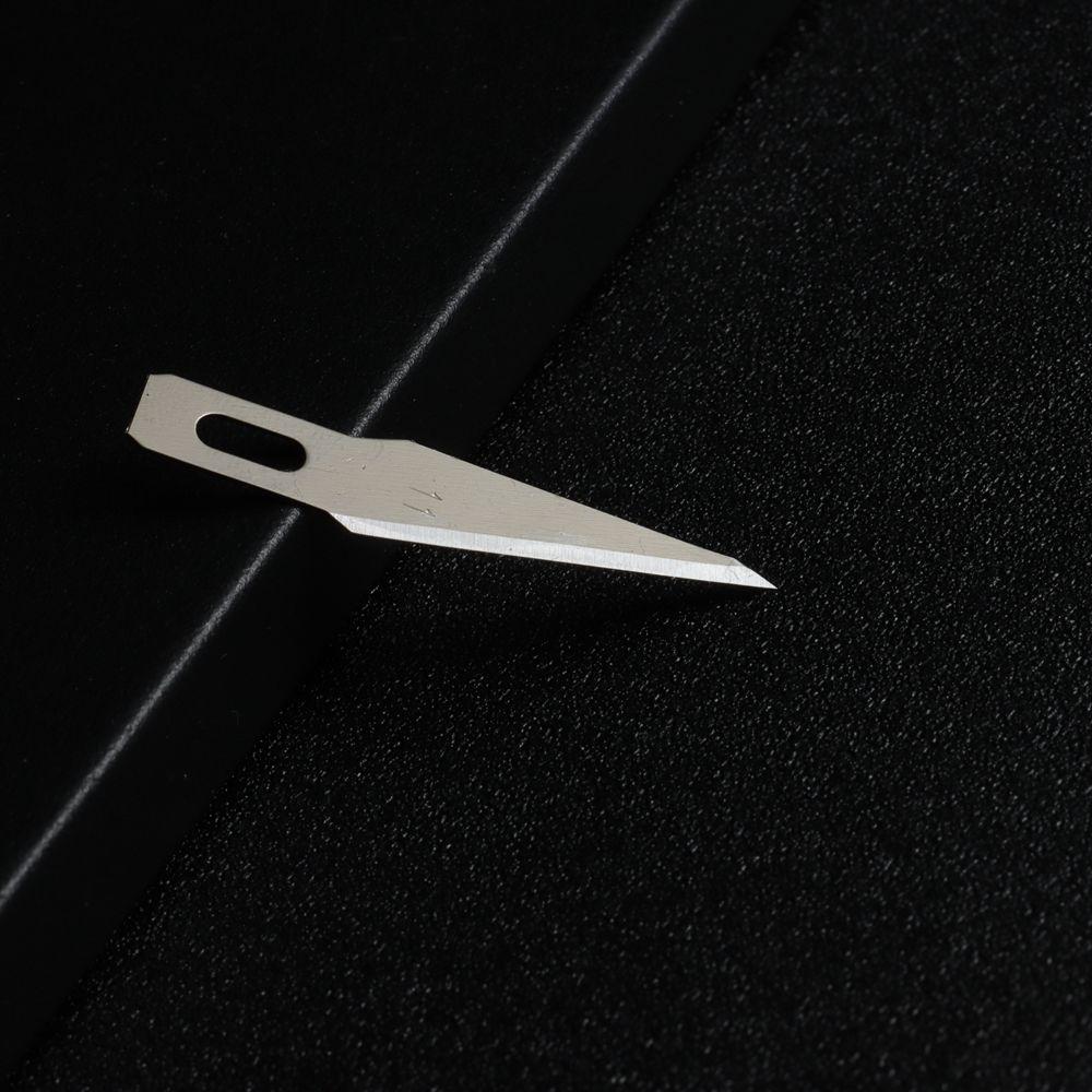 10 шт./компл. металлические ручные инструменты, гравировальные ножи, скальпель, детали ножа для ремонта печатных плат, 10 шт., лезвия, резак