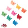 100pcs Mini Butterfly Hair Claw Clips Matte Adorable Hair Accessories Small Hair Clips for Women Gir