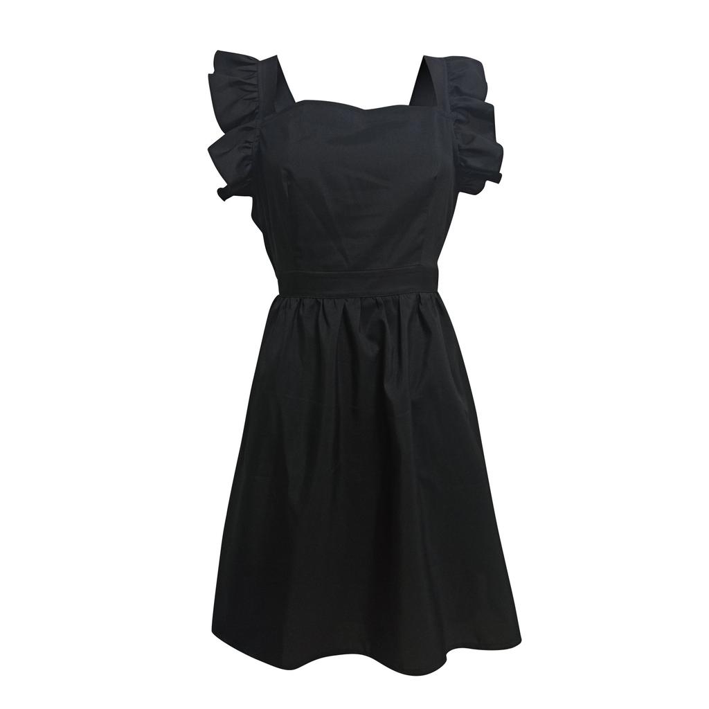 Женское повседневное сексуальное однотонное платье с открытой спиной и рюшами