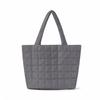 Lightweight Quilted Tote Bag Women Multifunctional Travel Solid Color Shoulder Bag Handbag for Work Gym