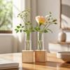 Home Decoration Hydroponic Flower Vase Minimalist Hydroponic Flowerpot  Tabletop Display