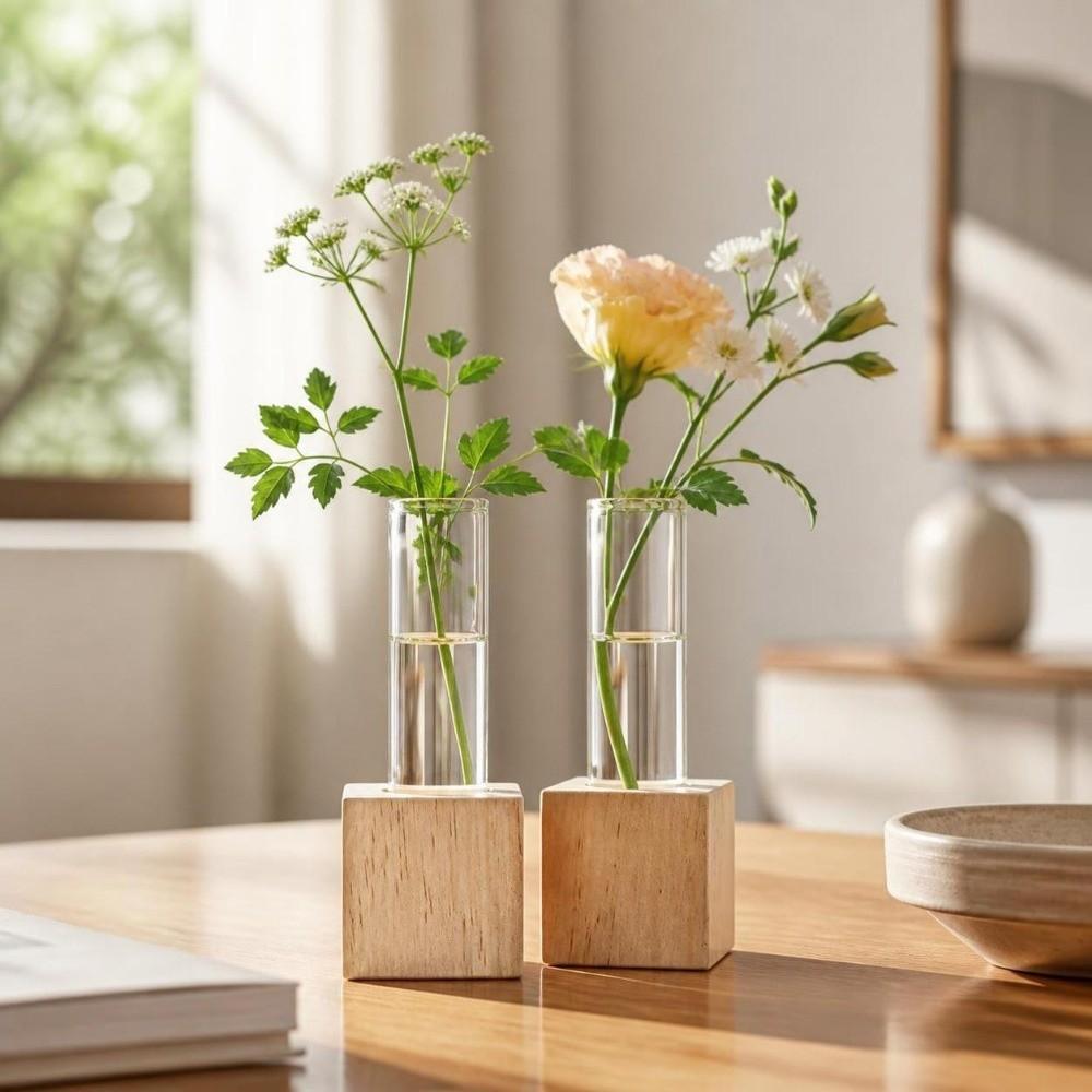Home Decoration Hydroponic Flower Vase Minimalist Hydroponic Flowerpot Tabletop Display