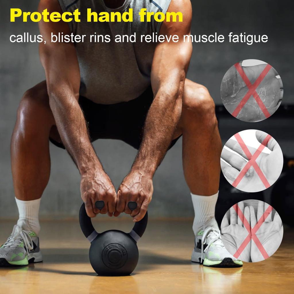 Anti-Slip Grip Strengthener Silicone Palm Grips Men Women Gym Gloves Grip Hand Protection for Dumbbell Weightlifting Lifting