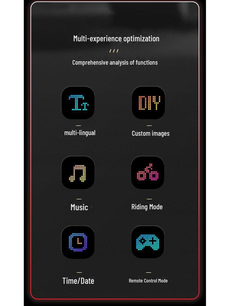 Waterproof Bluetooth LED Display Screen: Interactive Rear Window Expression with Flexible Soft Screen