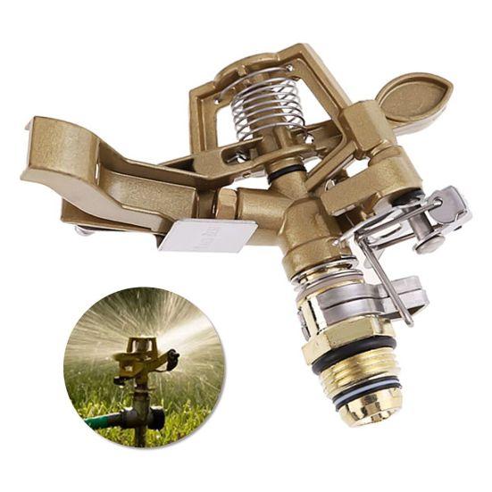 Поворотный на 360 градусов садовый спринклер для воды, распылительная насадка 1/2 дюйма, инструмент с коромыслом