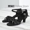 Mid-heel Latin Dance Shoes for Women Adult Soft Sole Ballroom Dancing Shoes Tango Salsa Heeled 5cm