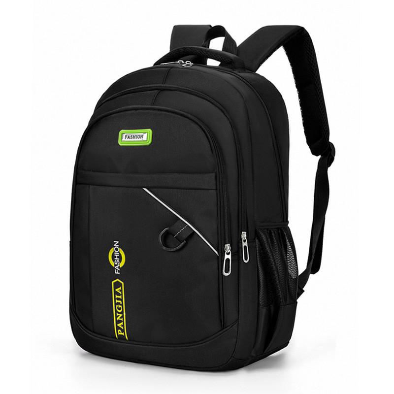 Backpack Oxford With Breathable Mesh And Letter Design For Office And Outdoor